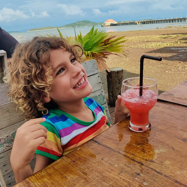 Yummy watermelon juice at Shine-Talay