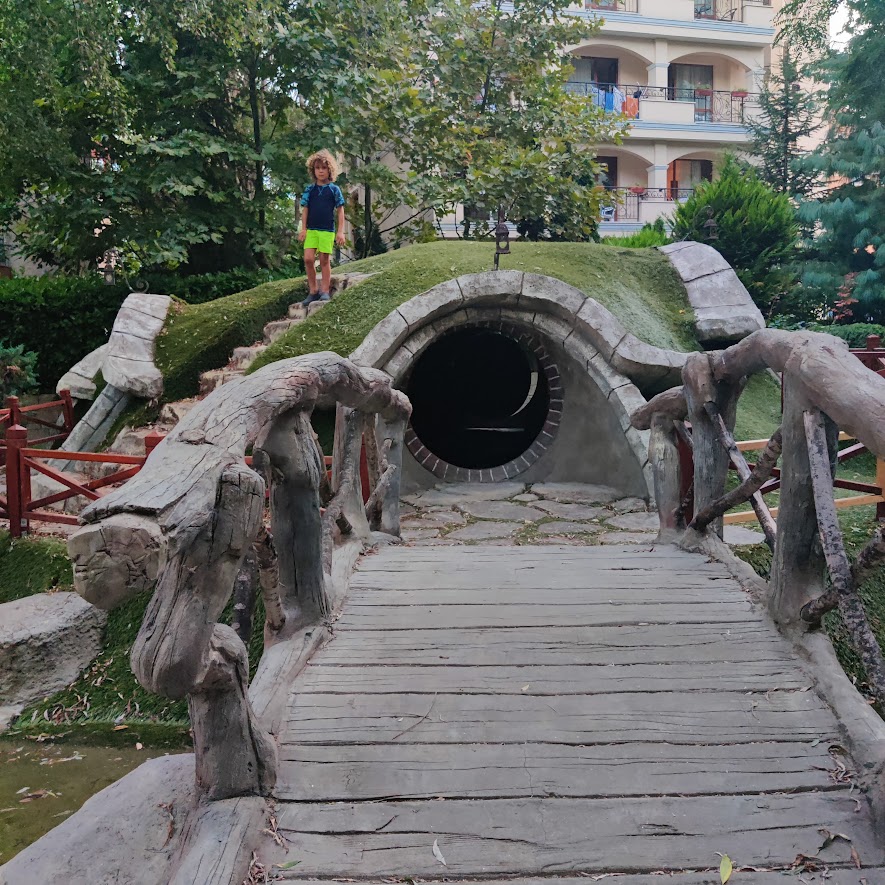 picture of a child playing at a playground